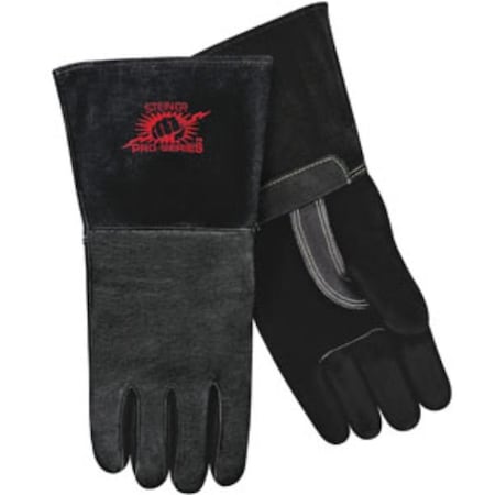 Steiner SPS Pigskin Palm MIG Gloves with Foam Lined Back, Black - Large STI-P760-L